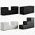 B&B Italia Chess Pouf 3D model small image 1