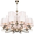  Elegant Maytoni Ontario Pendant Chandelier 3D model small image 1