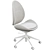 Hattefjäll Beige Office Chair 3D model small image 8