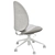 Hattefjäll Beige Office Chair 3D model small image 9