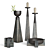 Divine Flames: Arno Declercq Church Candle Holders 3D model small image 1