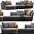 Verzelloni Lyndon: Modern Italian Sofa 3D model small image 3