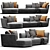 Verzelloni Lyndon: Modern Italian Sofa 3D model small image 5