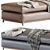 Minimalist Hugo Bench: 182cm Length 3D model small image 4
