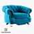 Luxury OM Armchair: Koh-I-Noor 3D model small image 1