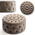 Borzalino Pouf: Eurostile Chic 3D model small image 1