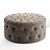 Borzalino Pouf: Eurostile Chic 3D model small image 2