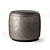 Elegant Oval Pouf: Poltrona Frau Grant 3D model small image 2