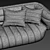 Elegant Baxter Sofa - Italian Craftsmanship 3D model small image 5