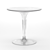 Transparent Tulip Coffee Table 3D model small image 1