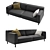 Sky Sofa: Modern Design with Pillows 3D model small image 1