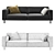 Sky Sofa: Modern Design with Pillows 3D model small image 2