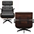 Retro Chic Lounge Chair 3D model small image 3