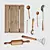Vintage Kitchen Utensils Collection 3D model small image 6