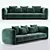 Vintage Collector's Jacob Sofa 3D model small image 1