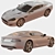 Sleek Aston Martin DB9 Car 3D model small image 2