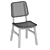 Elegant VOKSLёV Dining Chair 3D model small image 7