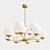 Elegant Undine Ceiling Fan 3D model small image 1