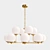 Elegant Undine Ceiling Fan 3D model small image 2