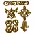 Elegant Trim Ornament 09 3D model small image 1