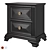 Essential Classic Nightstand 3D model small image 1