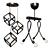 Elegant Selo Chandeliers 3D model small image 4