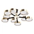 Elegant Murano Glass Chandelier 3D model small image 1
