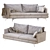 DURESTA Meridian: Elegant and Versatile Sofa 3D model small image 1