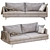 DURESTA Meridian: Elegant and Versatile Sofa 3D model small image 2