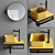 Shui Comfort Ceramic Washbasin Set 3D model small image 1