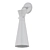 Sleek Brass Flare Sconce 3D model small image 2