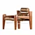 Tuscan Armchair: Luxurious and Comfortable 3D model small image 2
