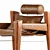 Tuscan Armchair: Luxurious and Comfortable 3D model small image 4