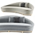 Elegant Curve Sofa Set 3D model small image 13