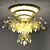 Sleek Tech Chandelier 3D model small image 2