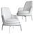 CozyShell Armchair 3D model small image 2