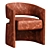 Elegant Ergonomic Silla Chair 3D model small image 1