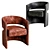 Elegant Ergonomic Silla Chair 3D model small image 2