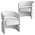 Elegant Ergonomic Silla Chair 3D model small image 3