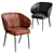 Blue Bliss: Nora Armchair 3D model small image 2