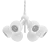 Giotto Burst 0.6: Walnut-Satin Chandelier 3D model small image 2