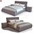 Elba Mebel Helma Bed with TM-250 Nightstands 3D model small image 3