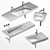 Grandangolo Set - Sleek and Stylish Bathroom Sink Collection 3D model small image 5