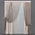 Elegant Curtain Collection 3D model small image 1