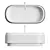 LARIANA Luxury Bathtub | Modern Design & Elegant Curves 3D model small image 2