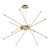 Modern LED Cylinder Chandelier 3D model small image 1