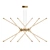 Modern LED Cylinder Chandelier 3D model small image 3
