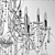 Elegant Crystal Chandelier | CHIARO Suzanne 3D model small image 1