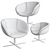 Sophisticated Comfort: MART Armchair 3D model small image 3