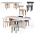 Sleek LAMÉ Dining Table & GROPIUS CS1 Chair 3D model small image 1